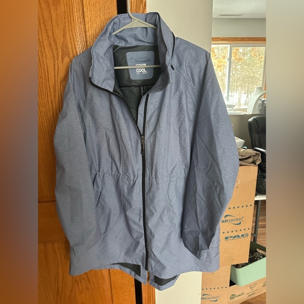 Cool Blue Men's Raincoat